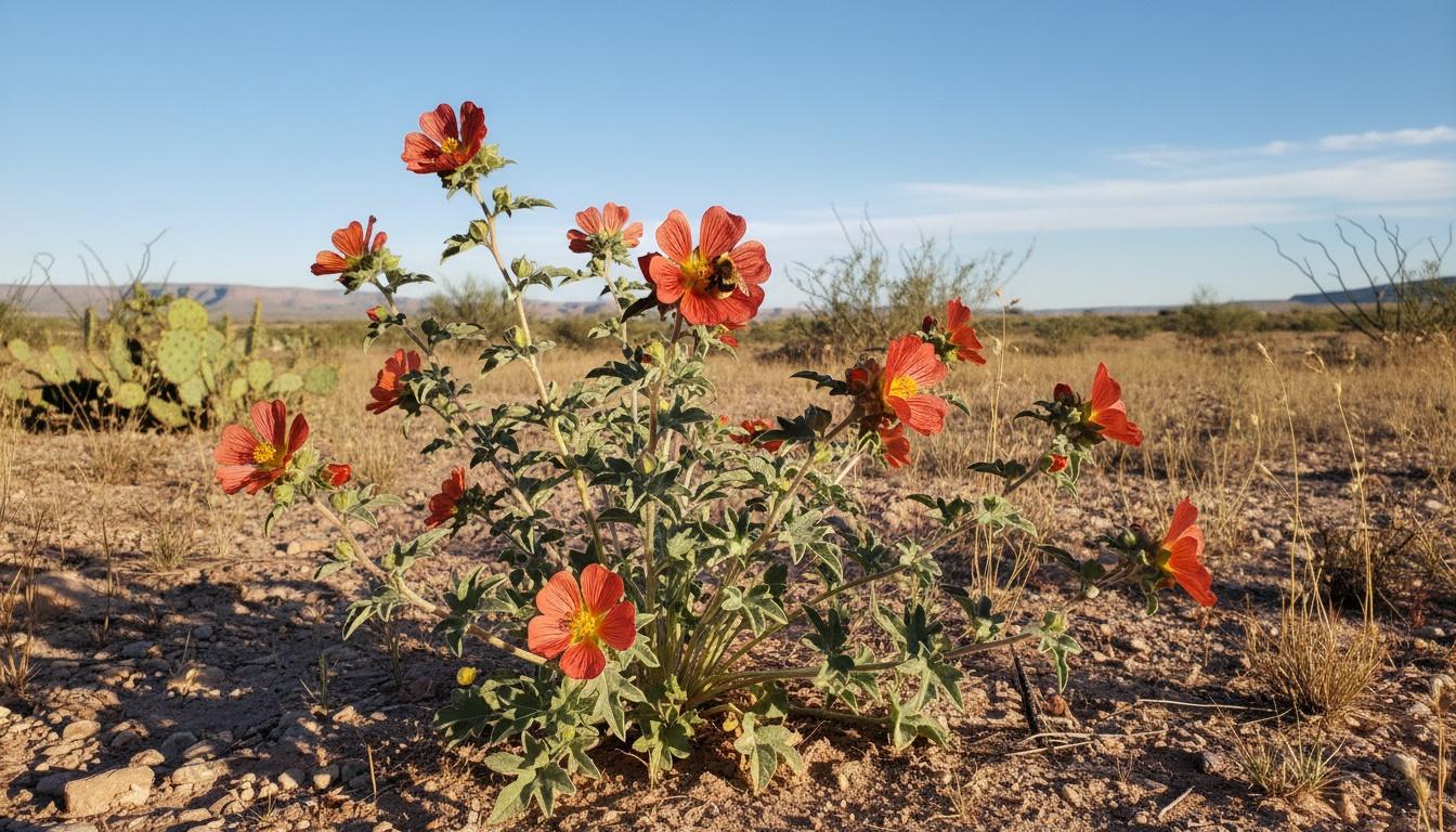 Scarlet Globemallow (Sphaeralcea Coccinea) - Perennials