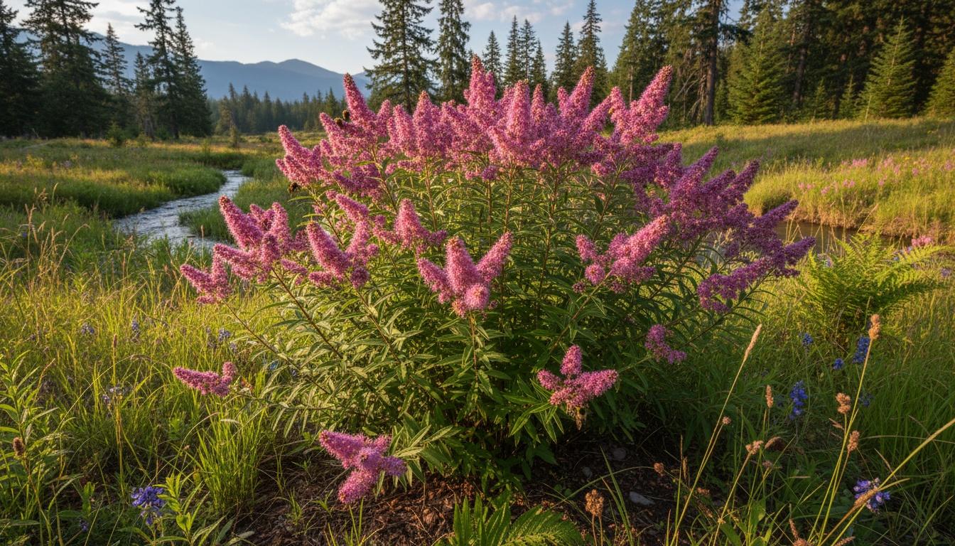 Rose Spirea (Spiraea Douglasii) - Ground Layers