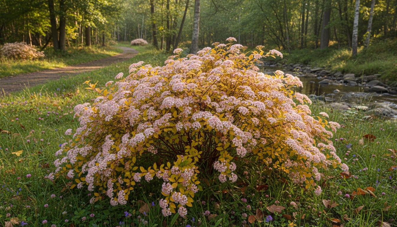 Hybrid Spirea Shrub (Spiraea X Bumalda) - Ground Layers