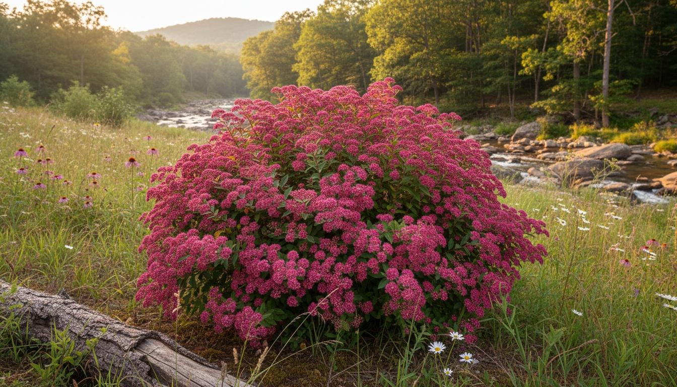 Spirea 'Anthony Waterer' (Spiraea X Bumalda 'Anthony Waterer') - Ground Layers