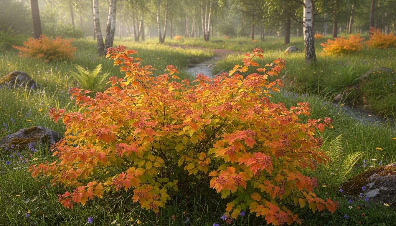 Gold Spirea 'Goldflame' (Spiraea X Bumalda 'Goldflame') - Ground Layers