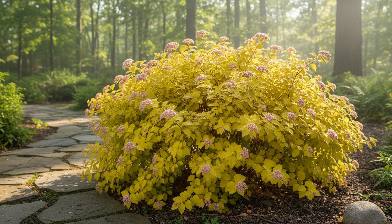 Gold Spirea 'Goldmound' (Spiraea X Bumalda 'Goldmound') - Ground Layers