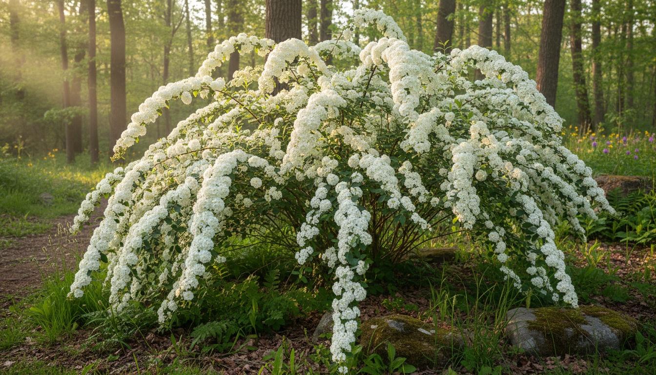Bridal Wreath Spirea 'Renaissance' (Spiraea X Vanhouttei 'Renaissance') - Ground Layers
