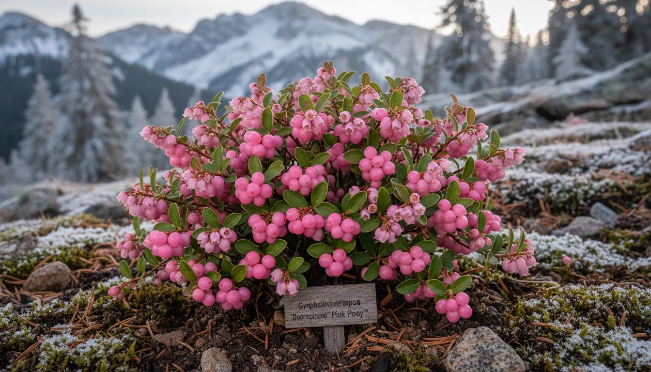 Dwarf Snowberry 'Kolmapinpos' Ppaf Pink Posy™ Ppaf Pink Posy™ (Symphoricarpos Doorenbosii 'Kolmapinpos') - Ground Layers