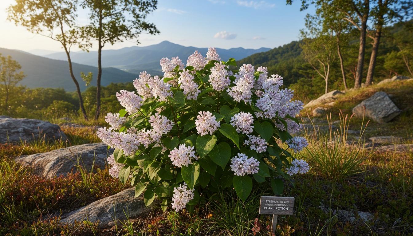 Dwarf Korean Lilac 'Jdb123Whitehouse' Pearl Potion™ Pearl Potion™ (Syringa Meyeri  Pp31664 'Jdb123Whitehouse') - Ground Layers