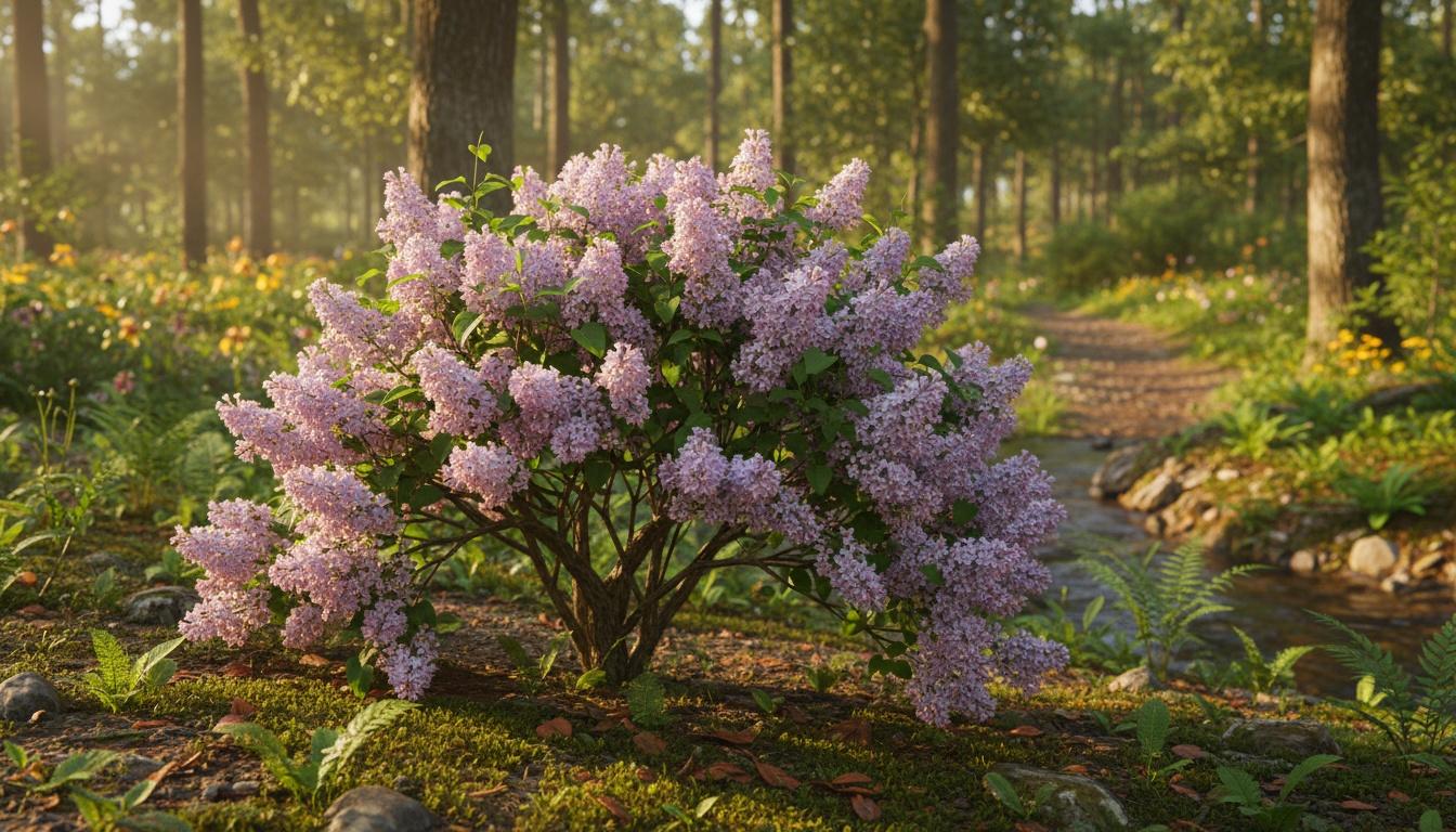 Dwarf Korean Lilac (Syringa Meyeri 'Palibin') - Ground Layers