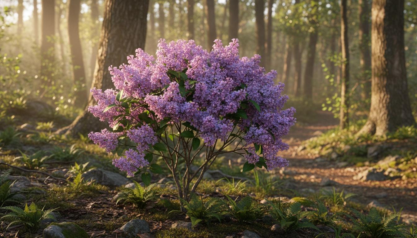 Dwarf Korean Lilac 'Palibin' (Syringa Meyeri Tree Form 'Palibin') - Ground Layers