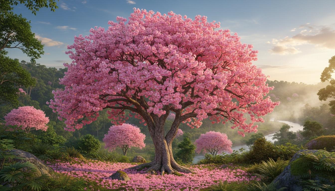 Pink Trumpet Tree (Tabebuia Impetiginosa) - Flowering Trees
