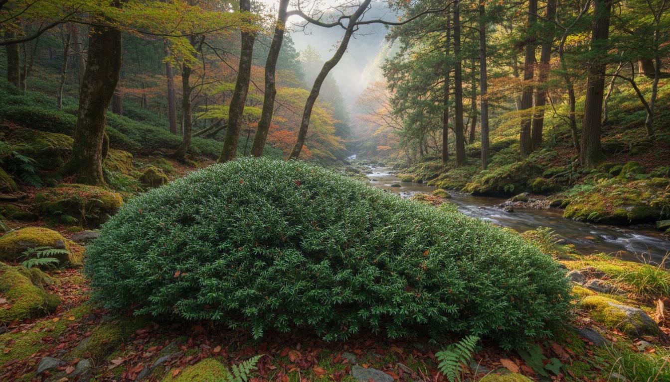 Japanese Yew 'Pringles Dwarf' (Taxus Cuspidata ‘Pringles Dwarf’) - Ground Layers