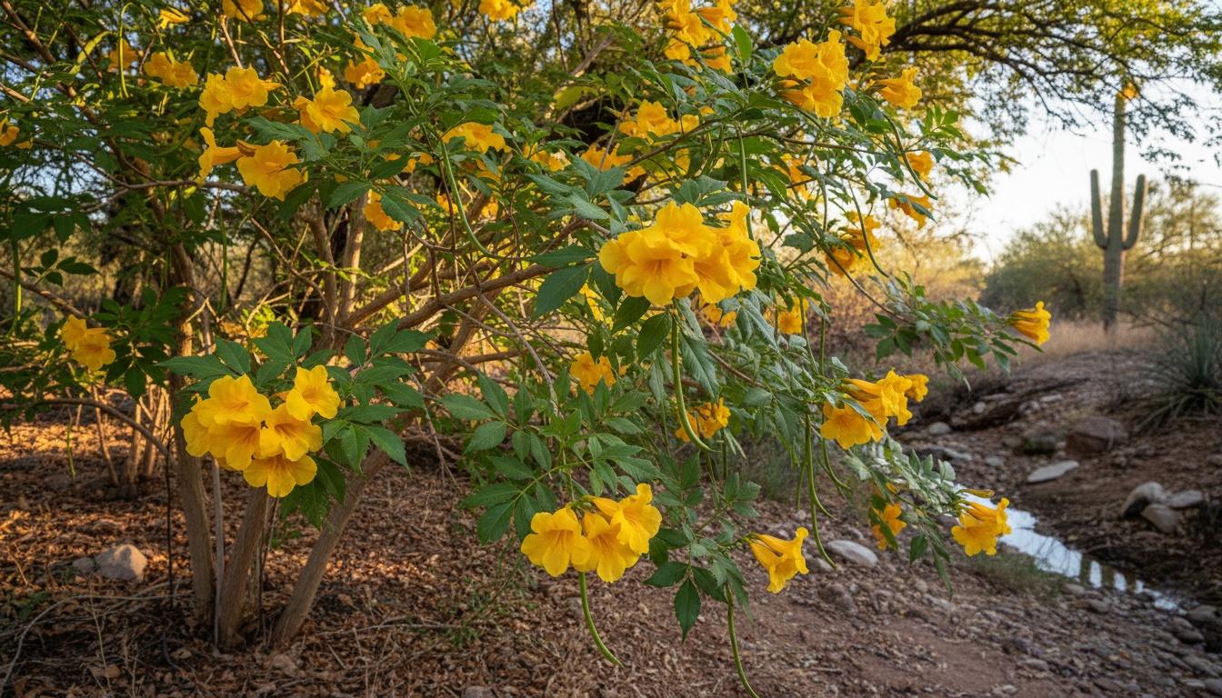 Yellow Bells (Tecoma Stans) - Flowering Trees