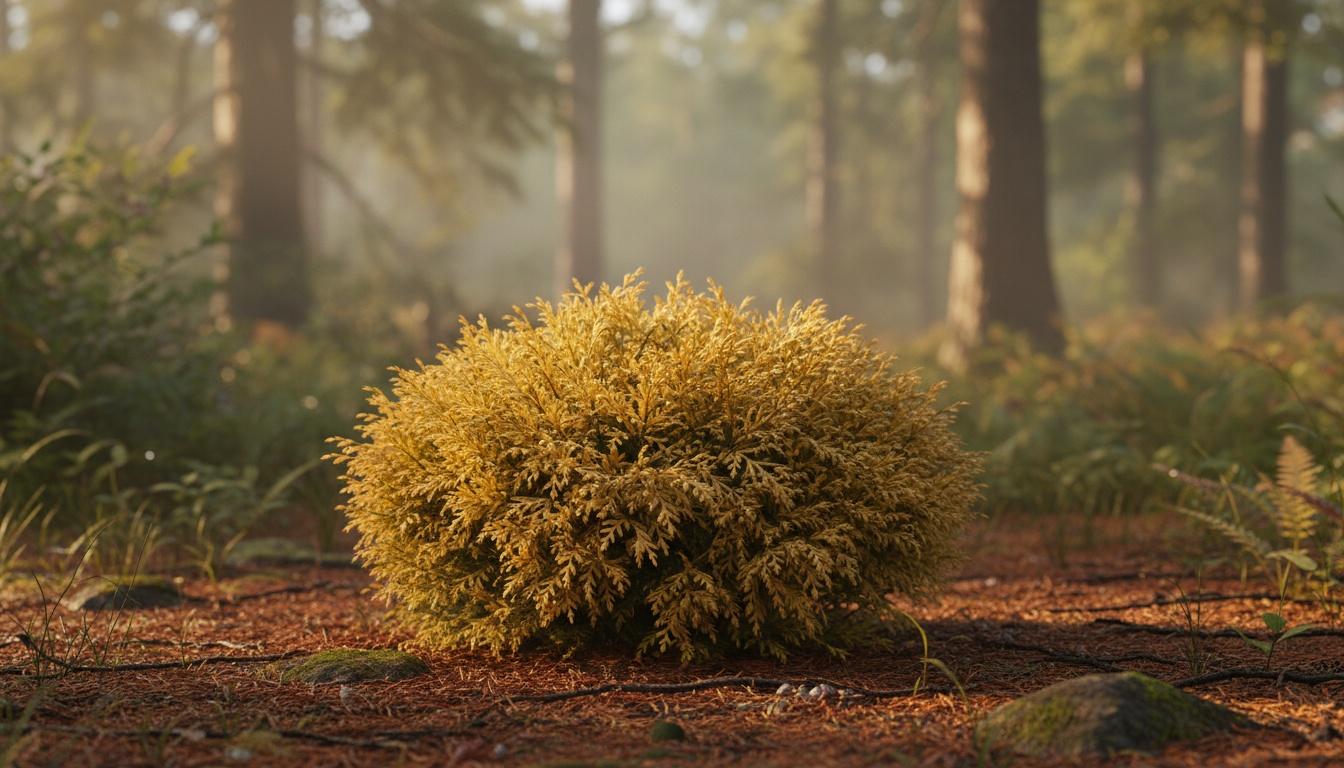 Dwarf Golden Arborvitae (Thuja Occidentalis 'Danica') - Evergreen Trees