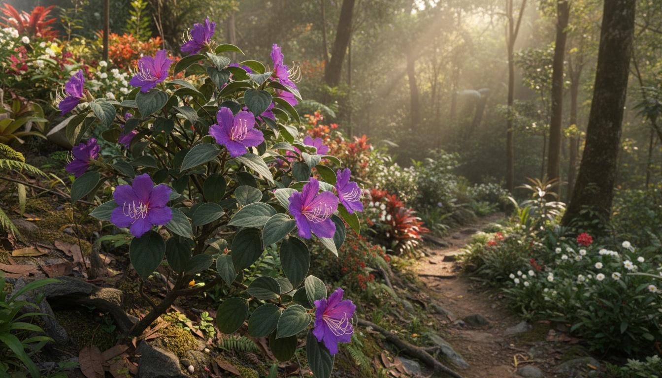 Glory Bush (Tibouchina Urvilleana) - Ground Layers