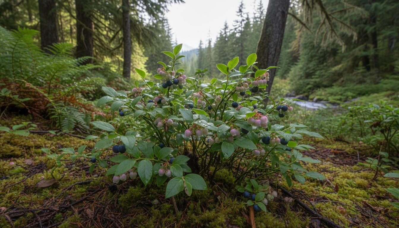 Oval-Leaf Blueberry (Vaccinium Ovalifolium) - Ground Layers