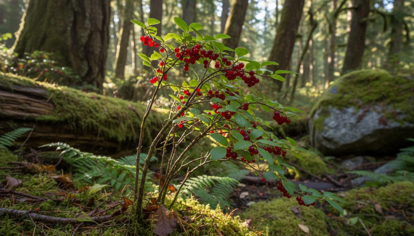 Red Huckleberry (Vaccinium Parvifolium) - Ground Layers