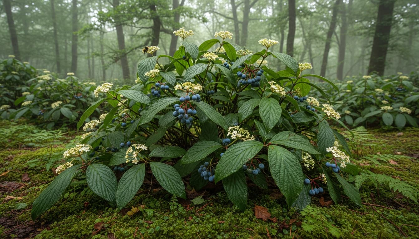 David'S Viburnum (Viburnum Davidii) - Ground Layers