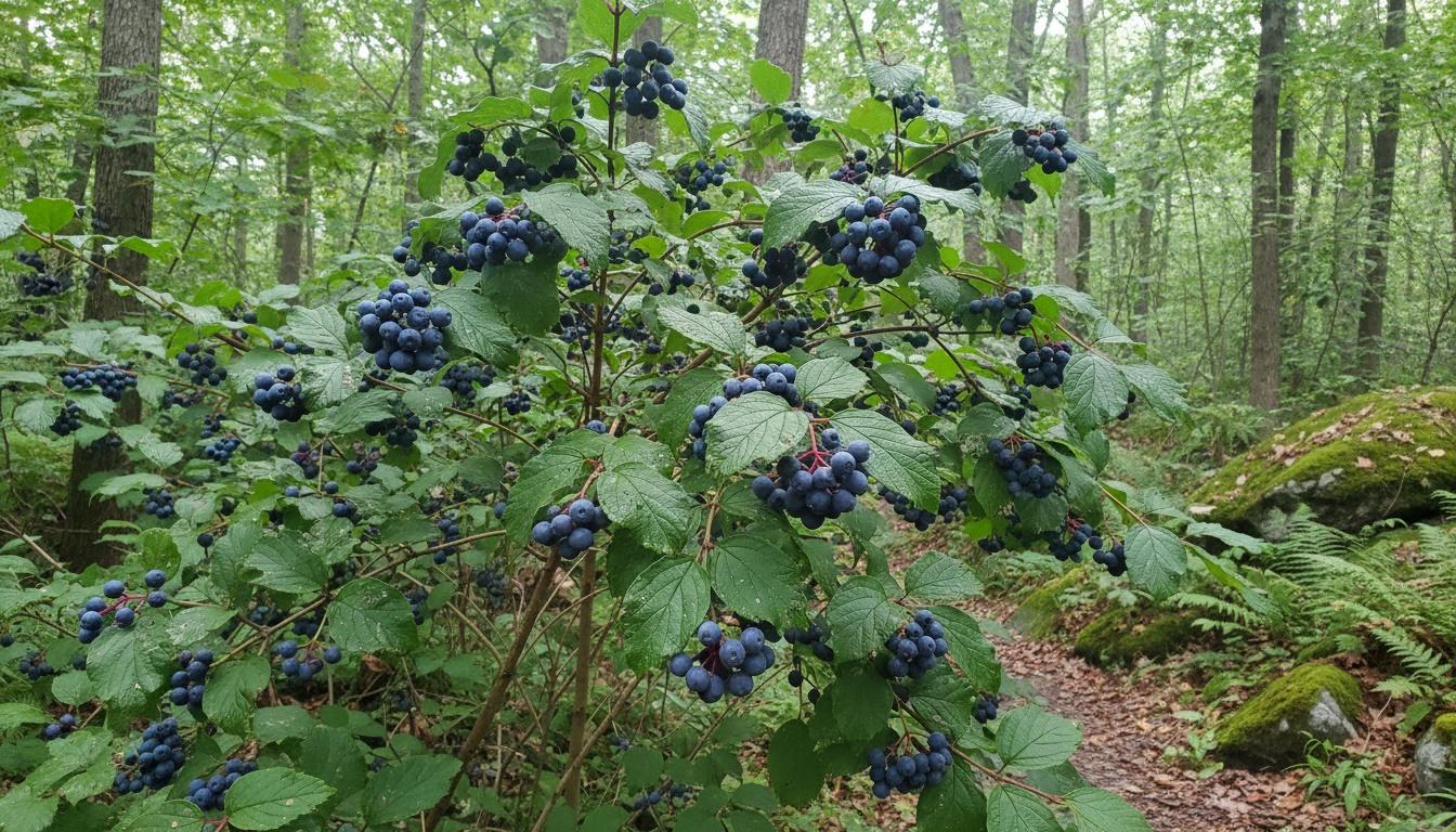 Arrowwood 'Christom' Blue Muffin® Blue Muffin® (Viburnum Dentatum 'Christom') - Ground Layers