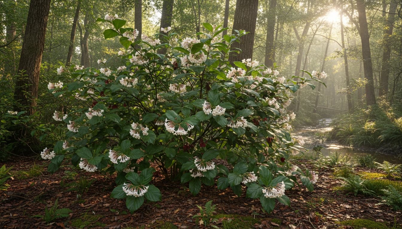 Sweet Viburnum (Viburnum Odoratissimum) - Ground Layers
