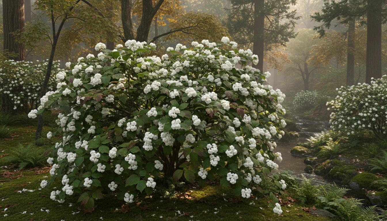 Japanese Snowball Bush 'Summer Snowflake' (Viburnum Plicatum 'Summer Snowflake') - Ground Layers