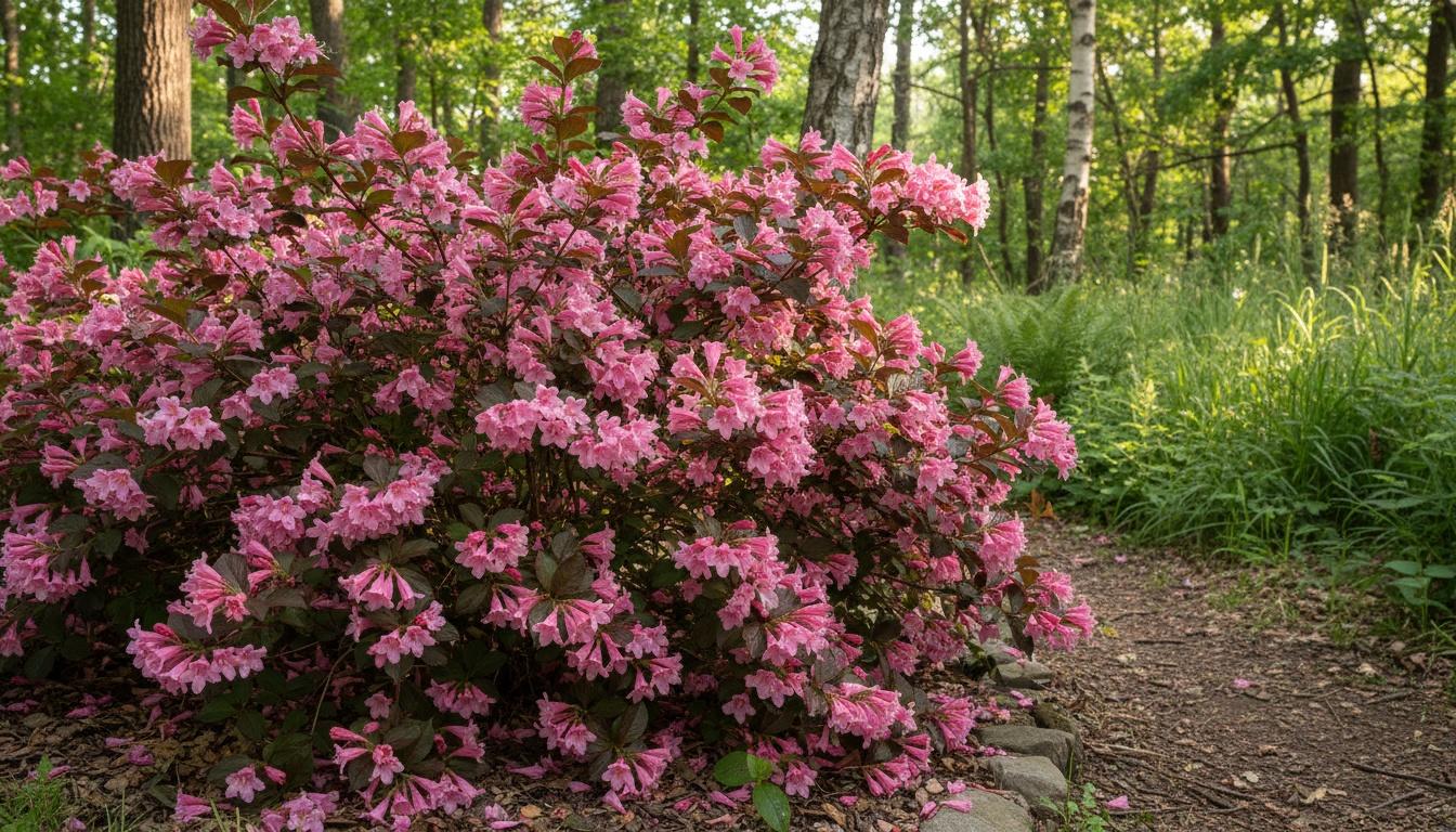 Wine And Roses Weigela (Weigela Florida 'Wine And Roses') - Ground Layers