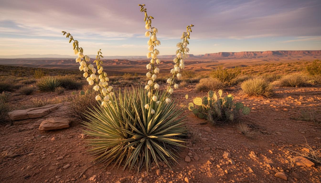 Yucca 'Bright Edge' (Yucca Filamentosa 'Bright Edge') - Succulents