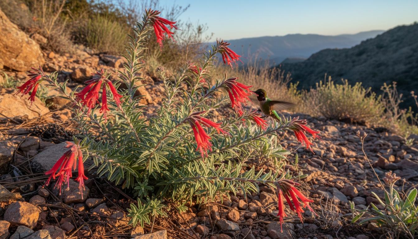 Hummingbird Flower (Zauschneria Californica Latifolia) - Ground Layers