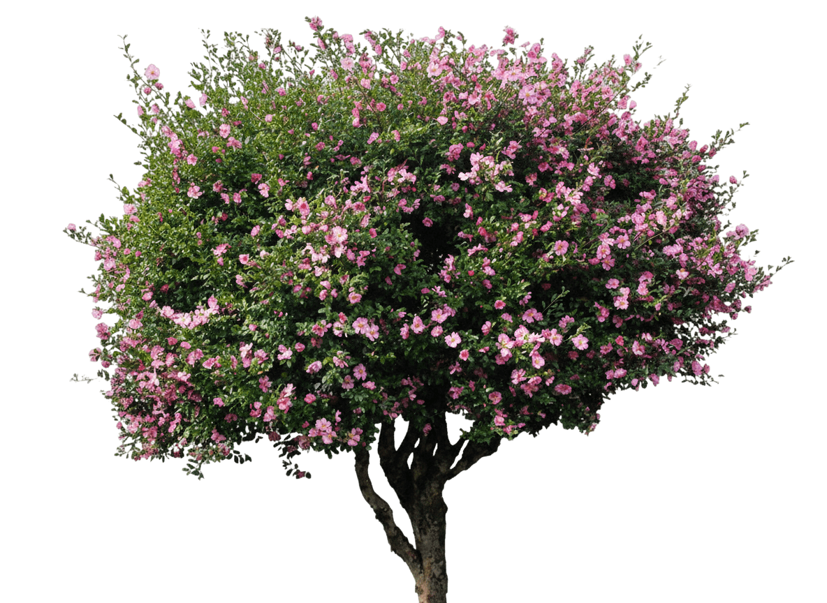 Autumn Spirit Camellia (Camellia Sasanqua 'Autumn Spirit') - Ground Layers