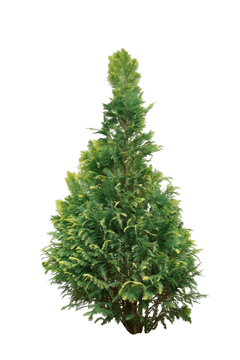 Pinpoint® Blue&Goldalaska Falsecypress (Chamaecyparis L. Pinpoint Blue & Gold 'Smnclgtb') - Evergreen Trees