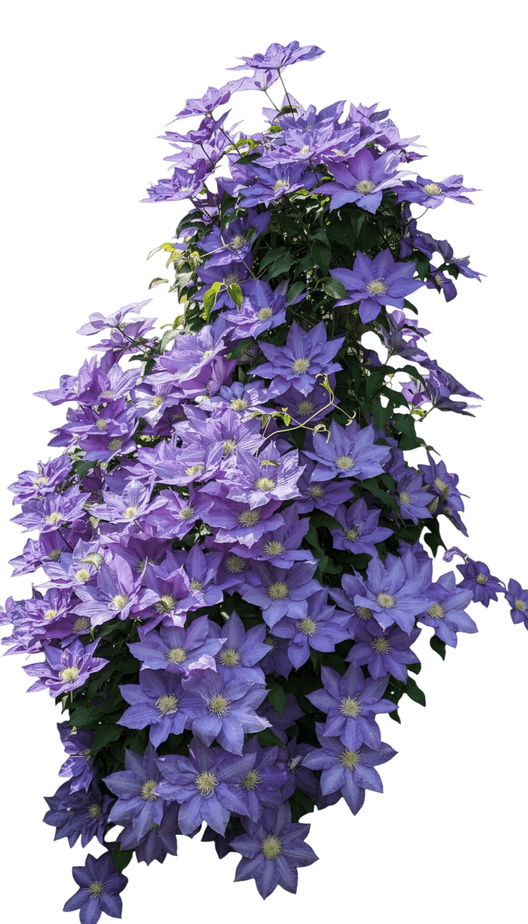 Will Goodwin Clematis (Clematis 'Will Goodwin') - Perennials