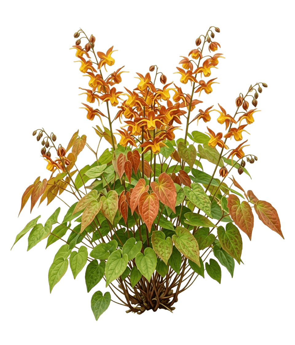 Amber Queen Barrenwort (Epimedium 'Amber Queen') - Perennials