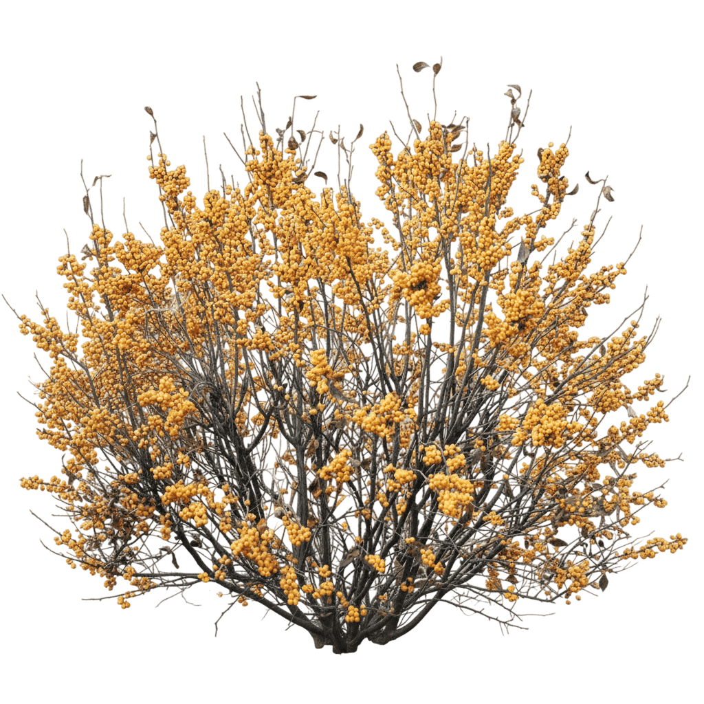 Berry Heavy® Gold Winterberry Holly (Fem (Ilex Verticillata Berry Heavy Gold 'Roberta Case') - Ground Layers
