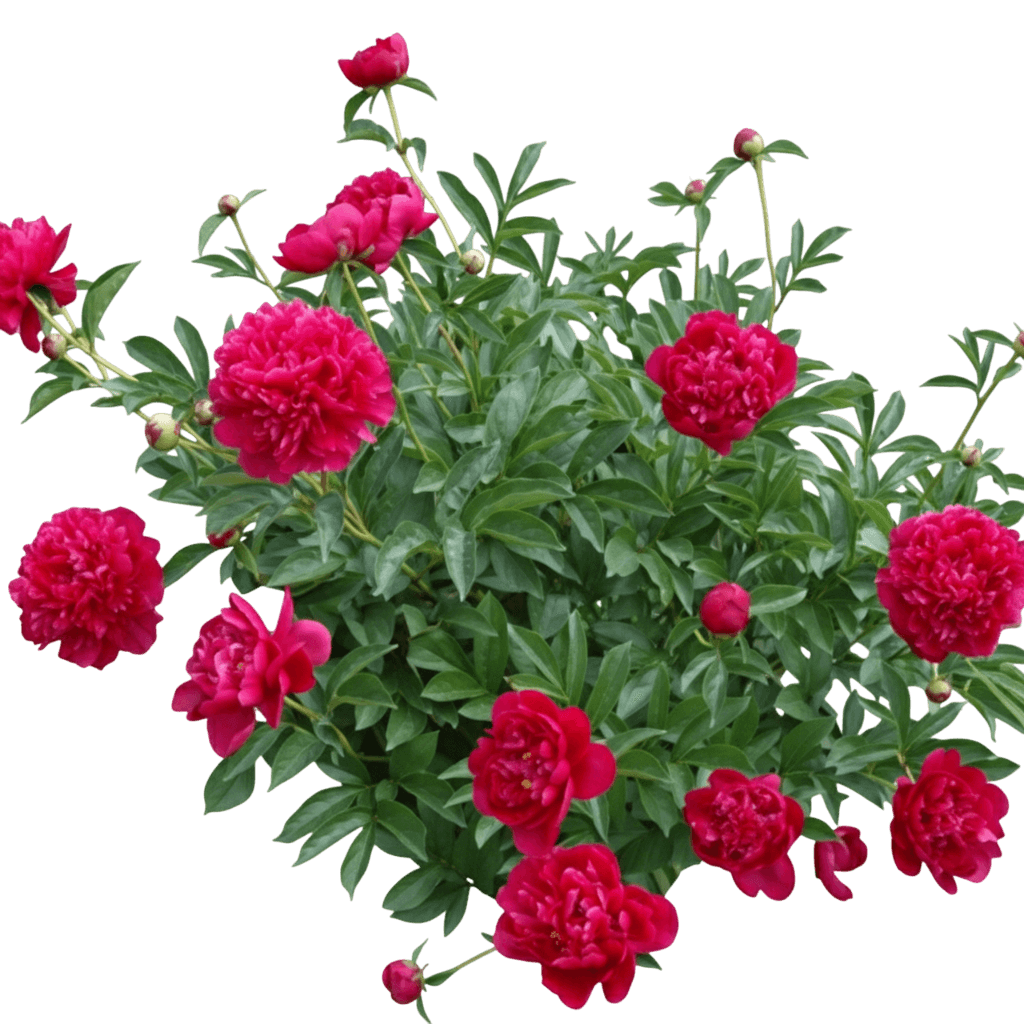 Garden Peony (Paeonia Lactiflora 'Felix Crousse') - Perennials