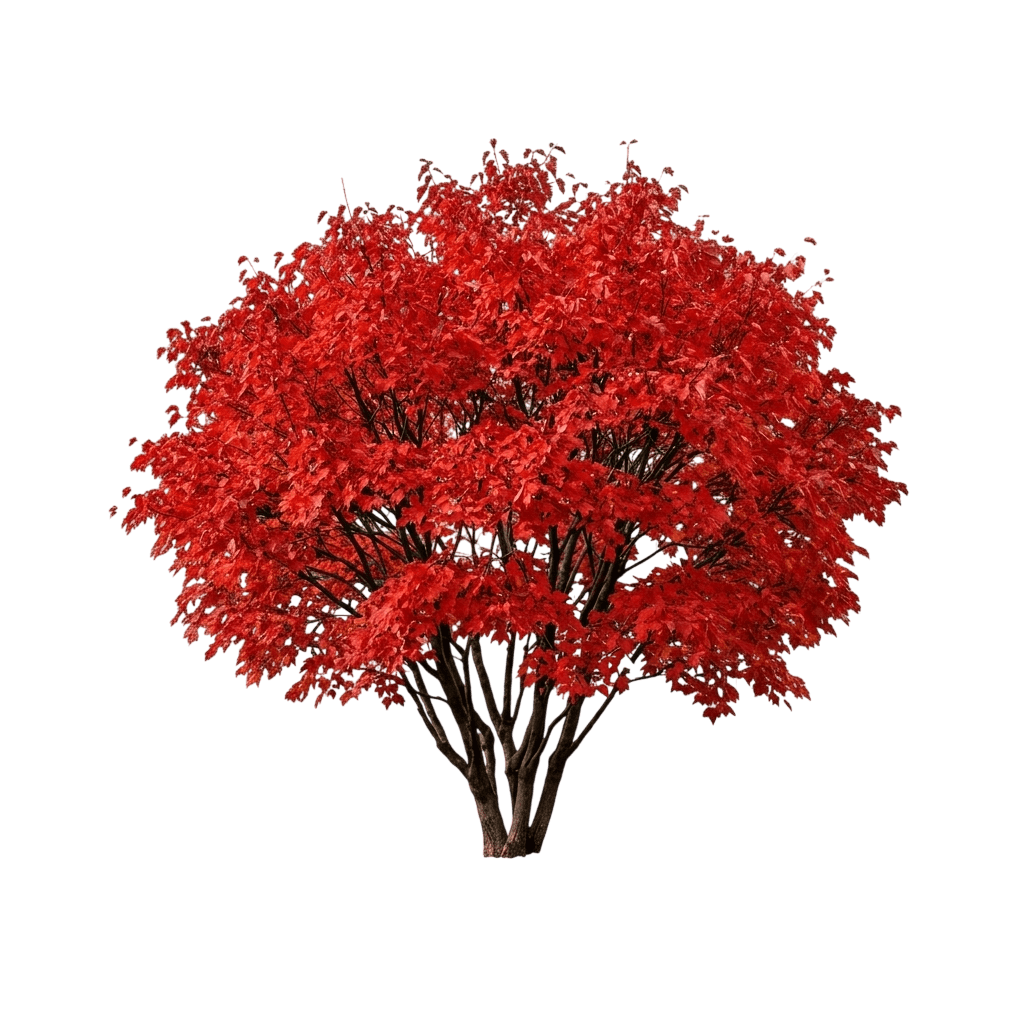 Flame Amur Maple Multi-Stem (Syn. Acer Tartaricum Subsp. Ginnala 'Flame') - Flowering Trees