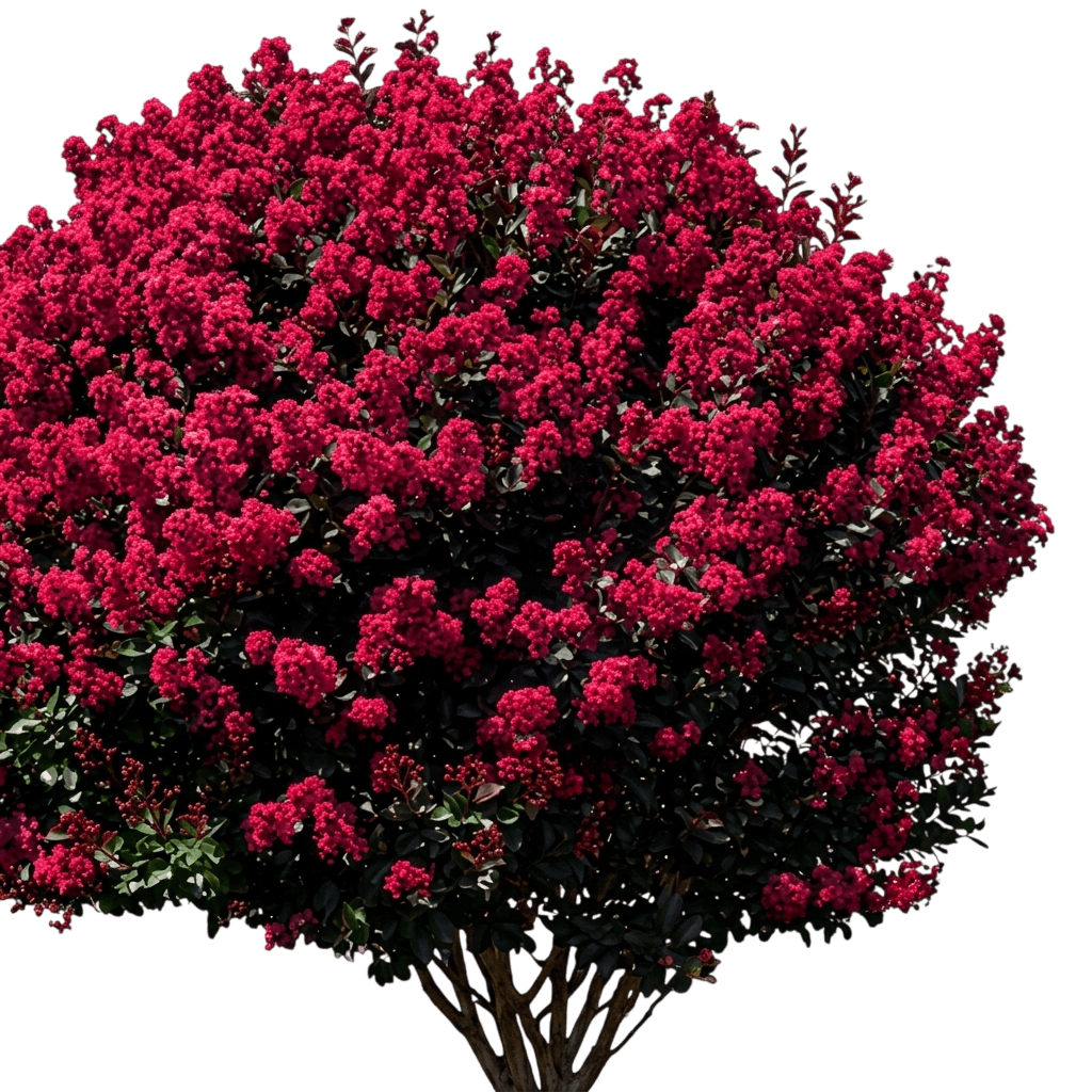 Red Velvet Greatmyrtle™ Crape Myrtle (Lagerstroemia X Red Velvet 'G19233') - Ground Layers
