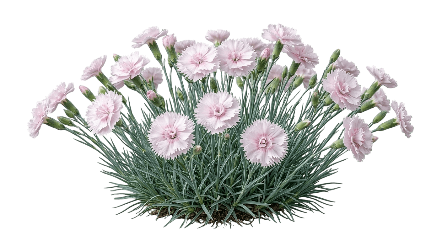 Pinks, 'Early Bird Frosty' (Dianthus 'Early Bird Frosty') - Perennials
