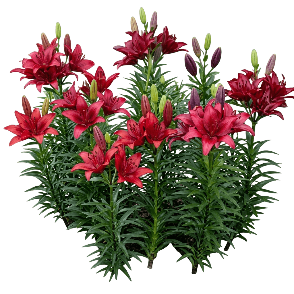Lily, Asiatic, Buzzer (Lilium Asiatic 'Buzzer') - Perennials