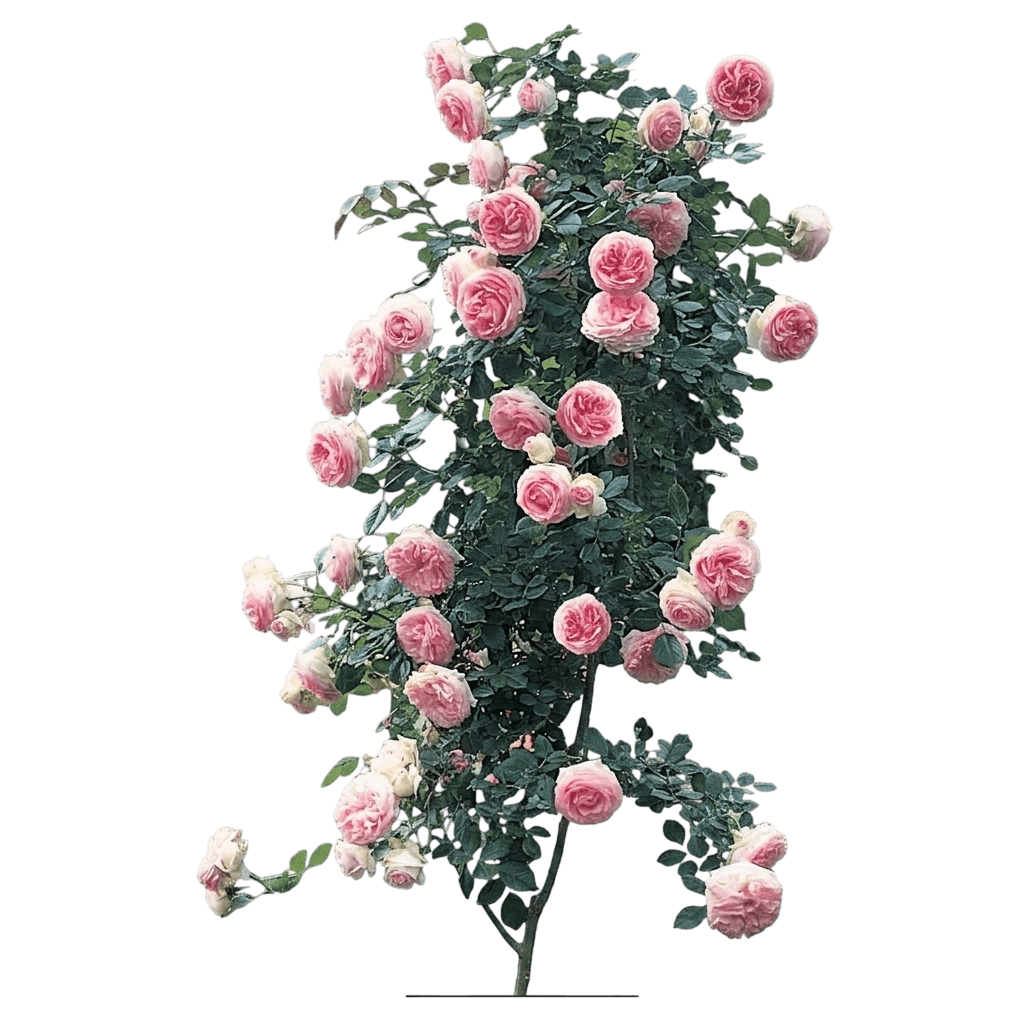 Eden Climber Rose (Rosa 'Meiviolin') - Ground Layers