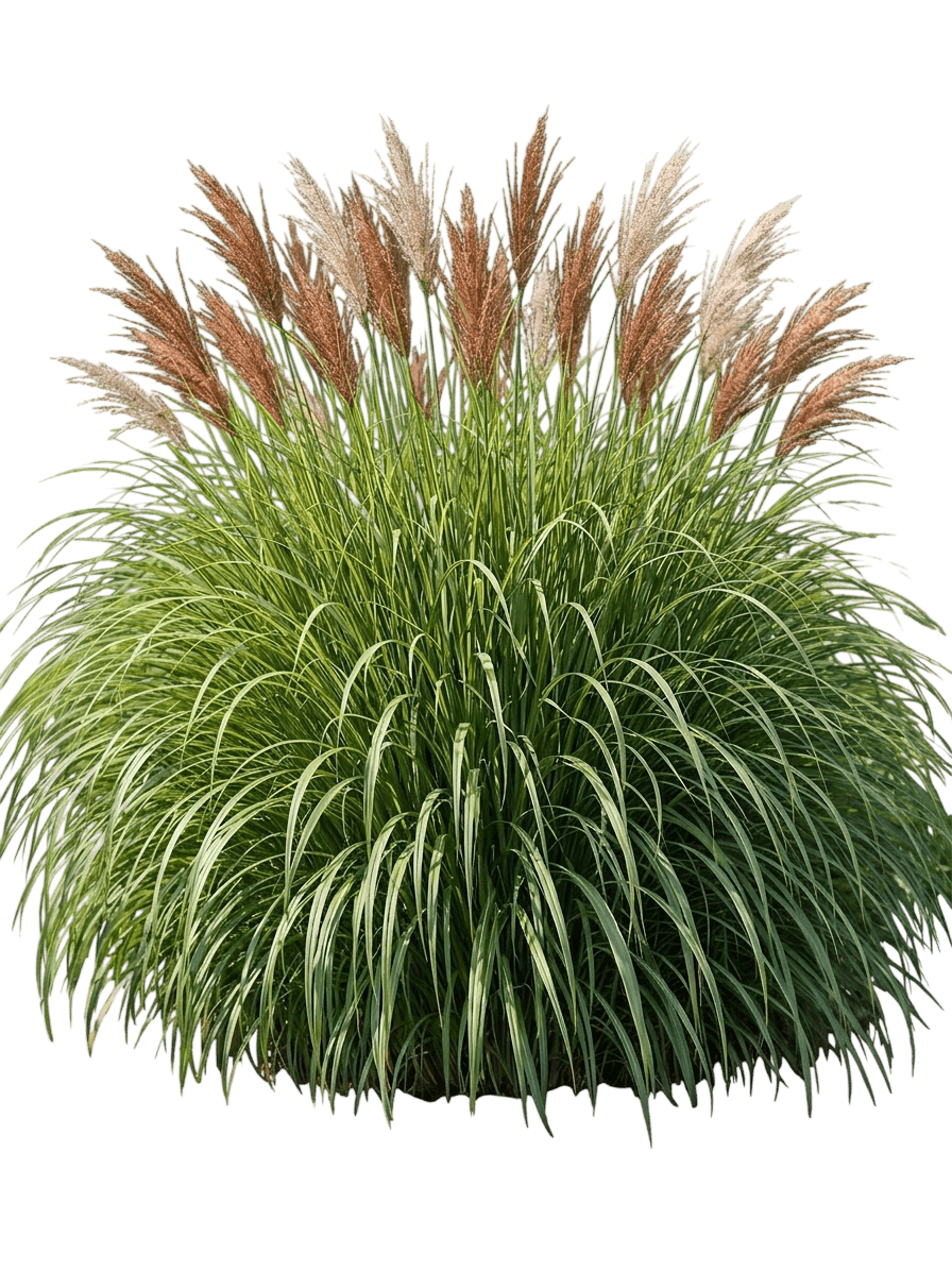 Fire Dragon Maiden Grass (Miscanthus Sinensis Var. Sinensis 'Fire Dragon') - Grasses