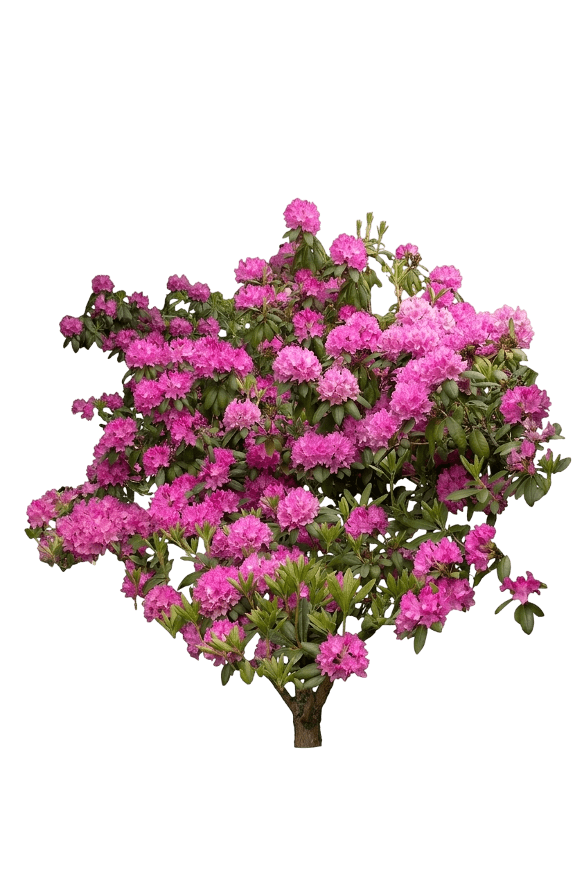 Nova Zembla Rhododendron (Rhododendron X Var. X 'Nova Zembla') - Shrubs