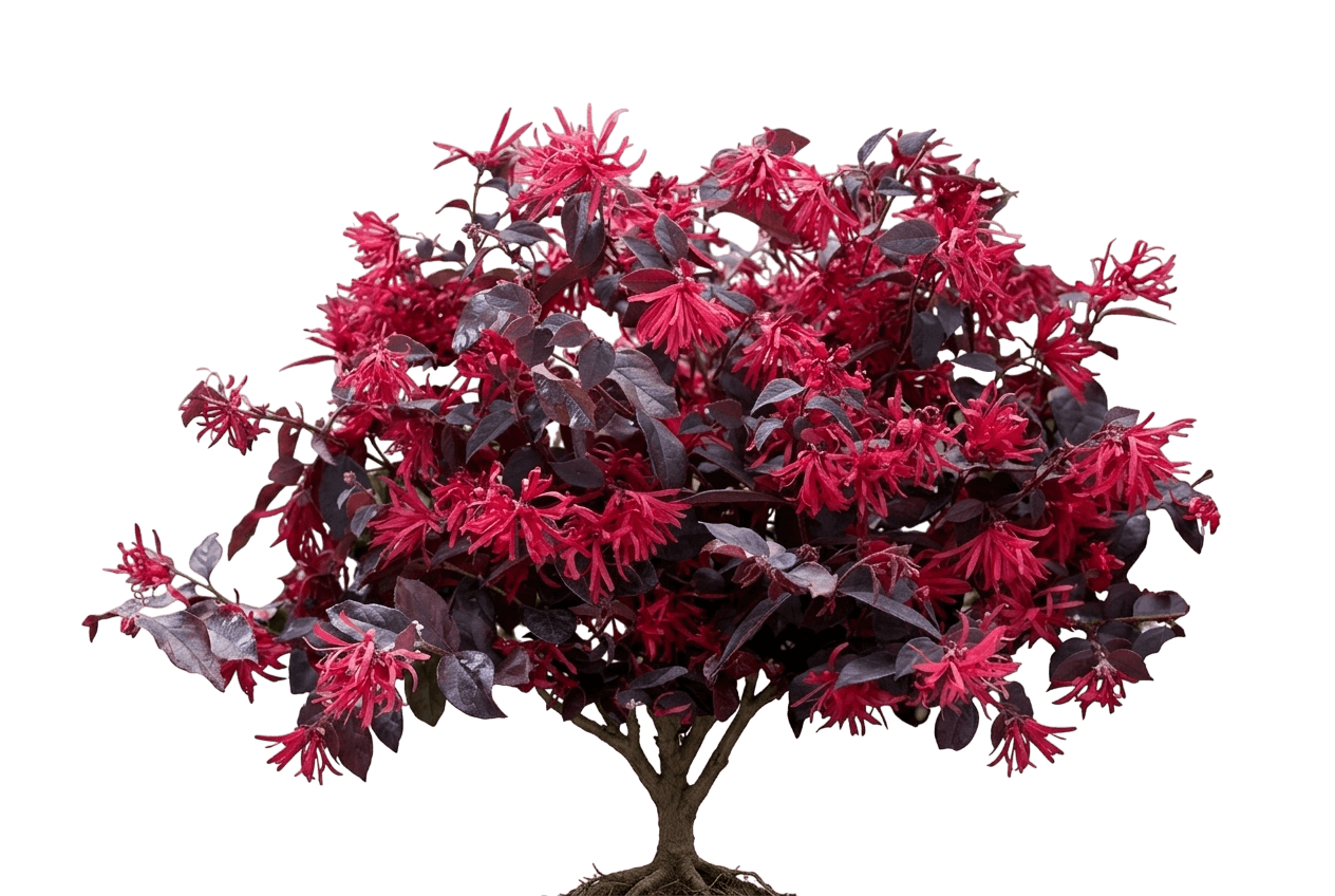 Ever Red Fringe Flower (Loropetalum Chinense Var. Rubrum 'Chang Nian Hong') - Ground Layers