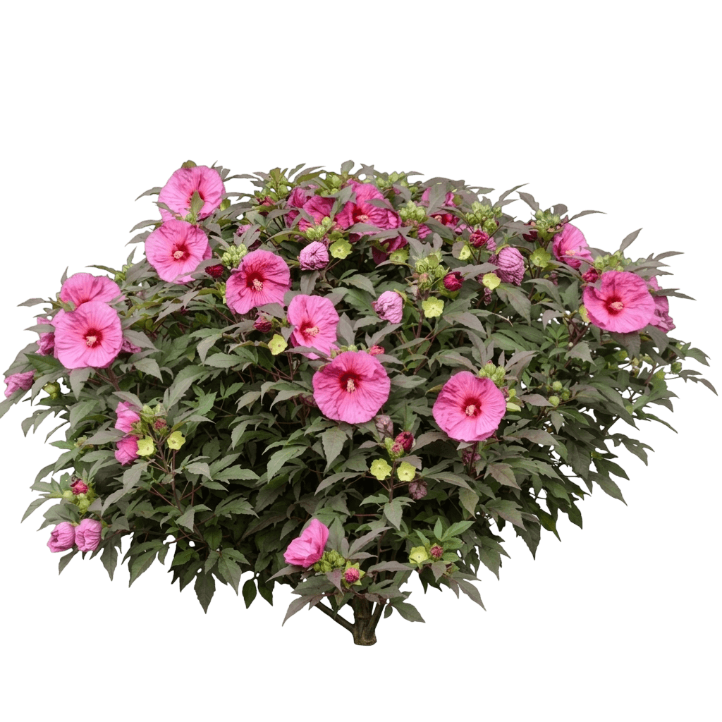 Summerific® Berry Awesome Rose of Sharon (Hibiscus X Pp27,936 Var. X 'Berry Awesome') - Perennials