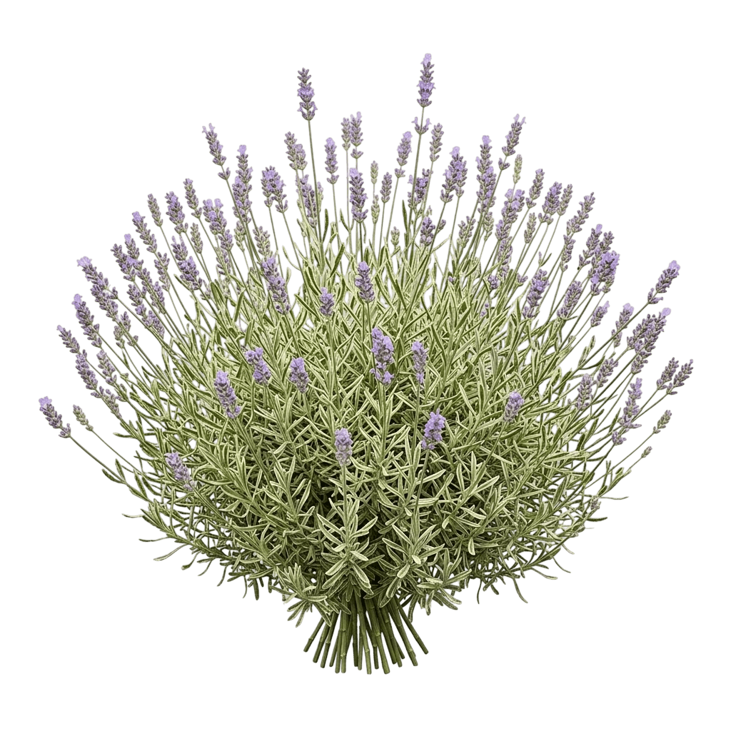 Meerlo Variegated Allard'S Lavender (Lavandula × Heterophylla 'Meerlo') - Ground Layers