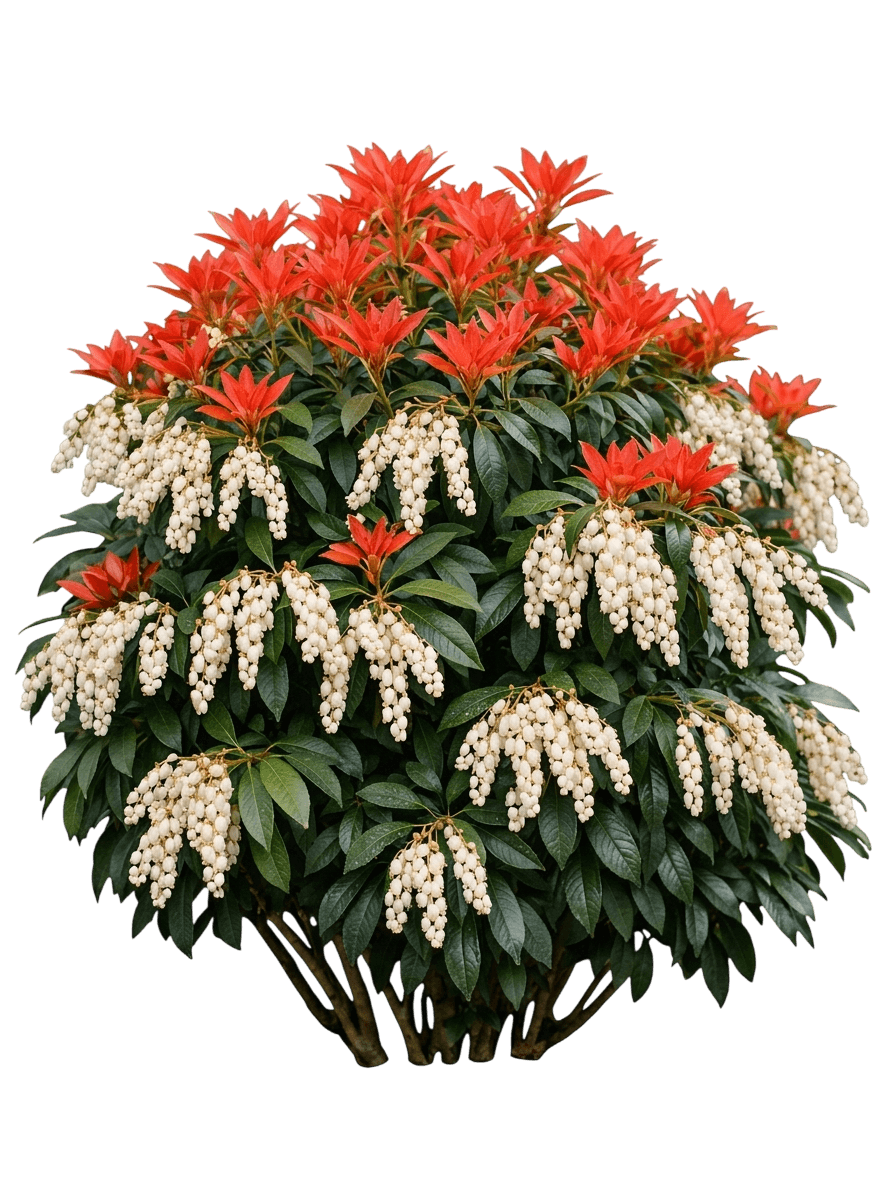 Passion Party Passion Frost Pieris (Pieris Japonica 'Ralto') - Ground Layers