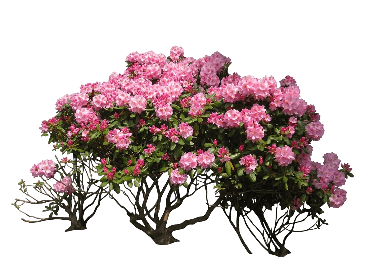 Holden'S Fuchsia Rhododendron (Rhododendron Hybrida 'Holdenrhodo212') - Ground Layers