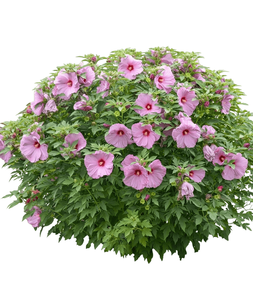 Lilac Crush Hibiscus (Hibiscus Summerific 'Lilac Crush') - Perennials