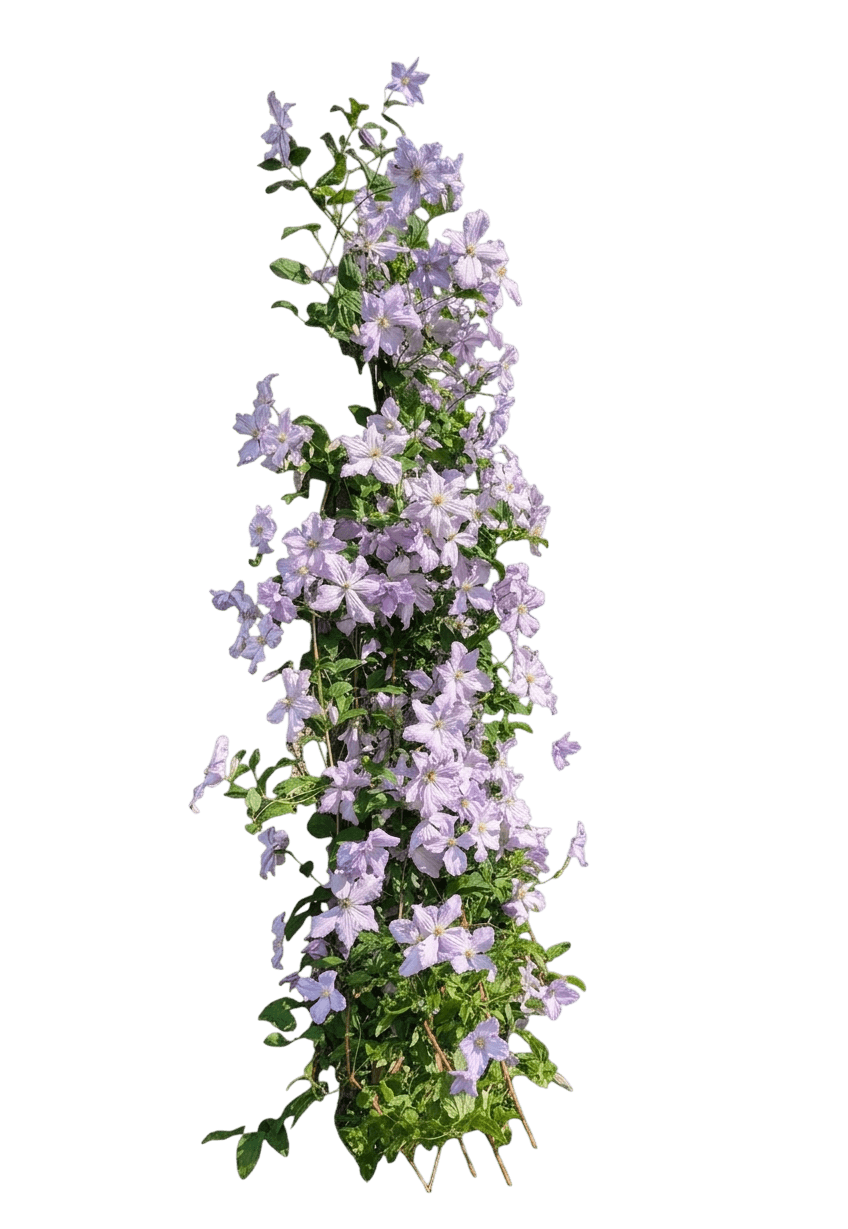 Doctor Ruppel Clematis (Clematis 'Doctor Ruppel') - Ground Layers