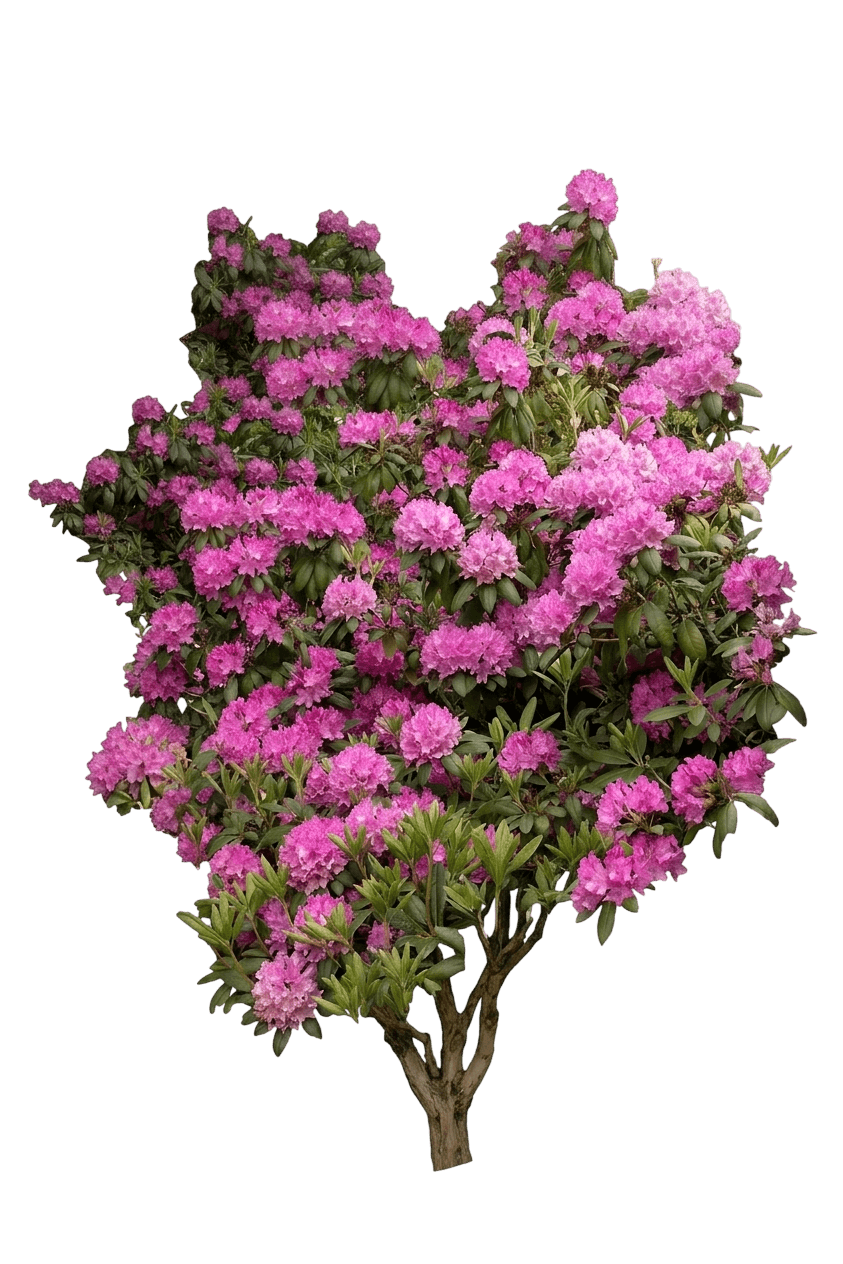 Stewartstonian Azalea (Rhododendron X Var. X 'Stewartstonian') - Shrubs