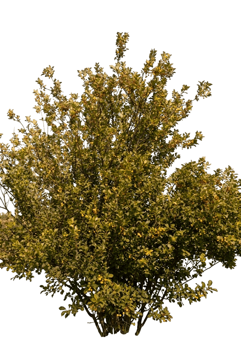 Chokecherry, Yellow Fruited (Prunus Virginiana ‘Yellow Fruited’) - Ground Layers