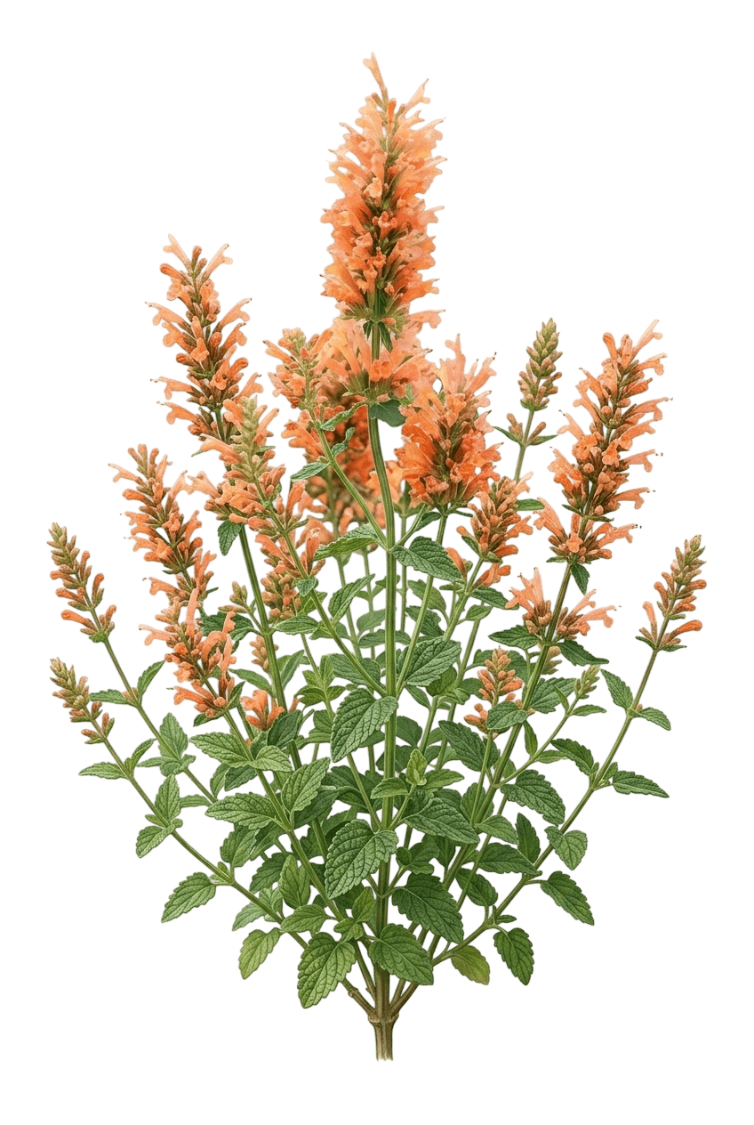 Peach Pearl Hummingbird Mint (Agastache 'Peach Pearl') - Perennials