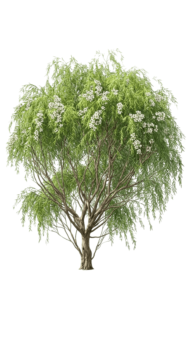 Tea Tree (Leptospermum Madidum) - Evergreen Trees