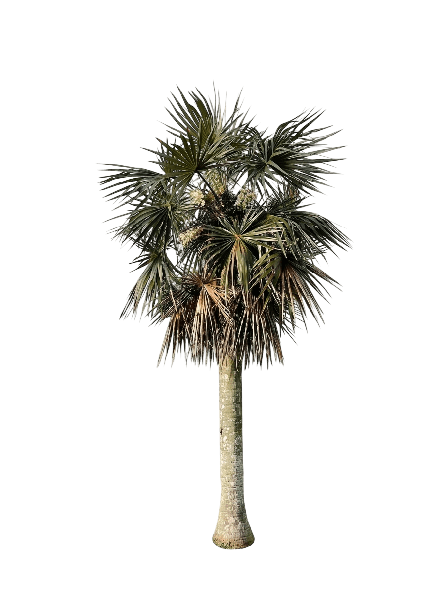 Silver Palm (Coccothrinax Argentata) - Evergreen Trees